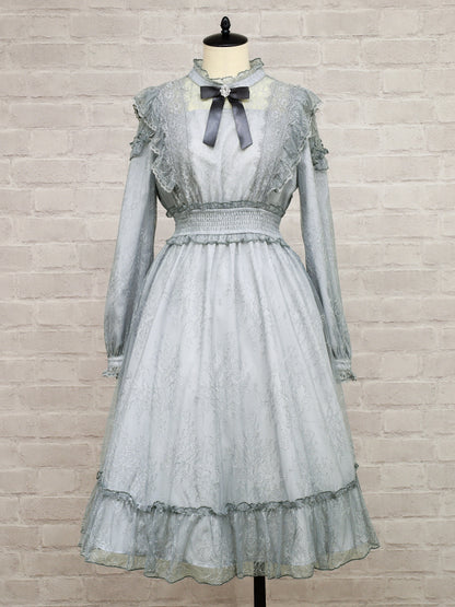 Twinkle Feminine レースワンピース サックスグレー（SaxeGray） FREE ｜Amavel（アマベル）公式サイト