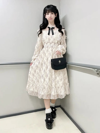 Twinkle Feminine レースワンピース アイボリー（Ivory） FREE ｜Amavel（アマベル）公式サイト