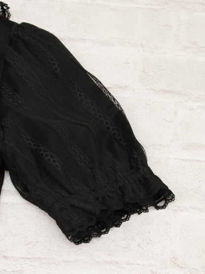 ストライプレースフリルワンピース ｜Amavel（アマベル）公式サイト