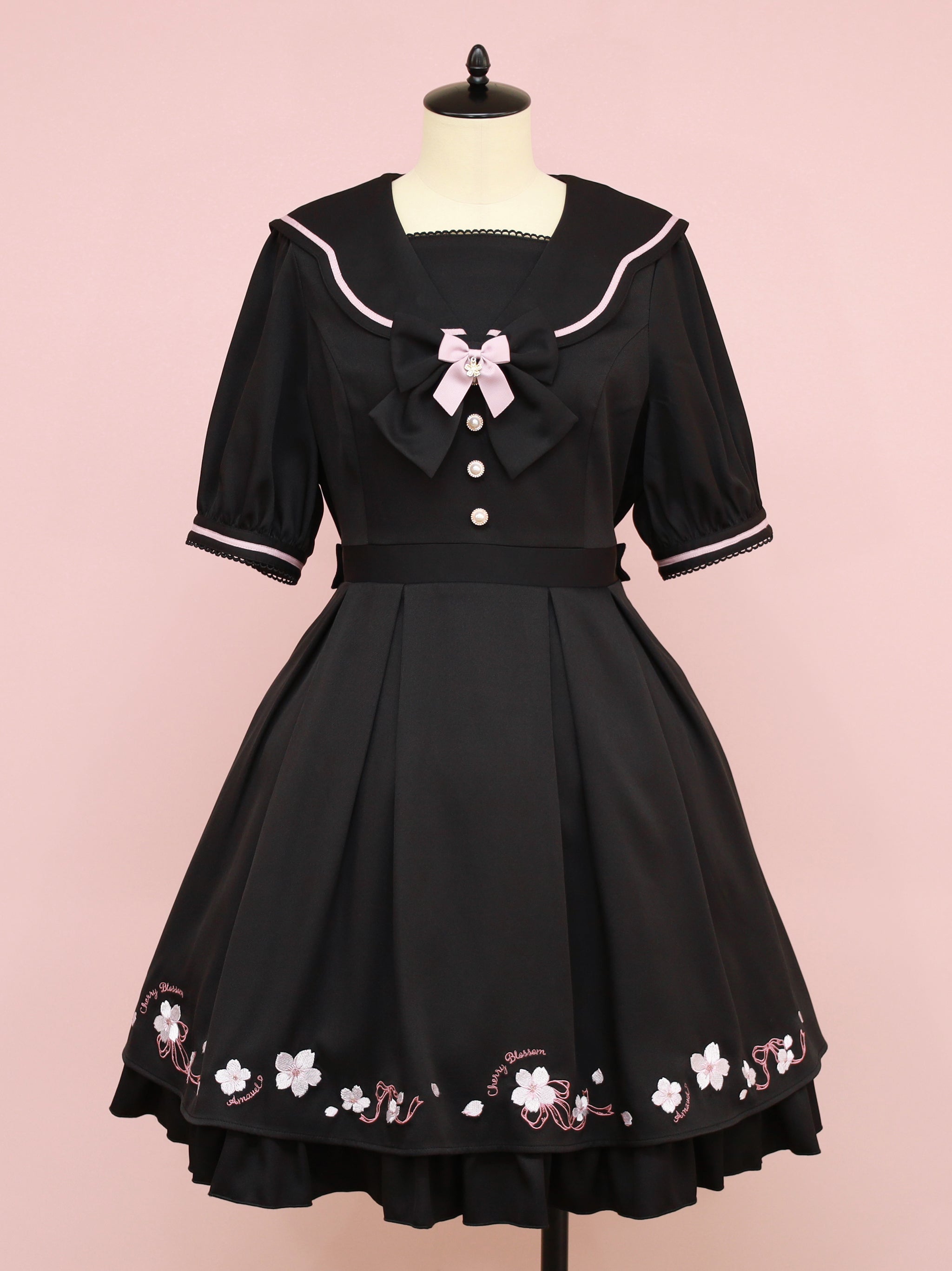 Flowing Cherry Blossom ワンピース – Amavel（アマベル）公式サイト