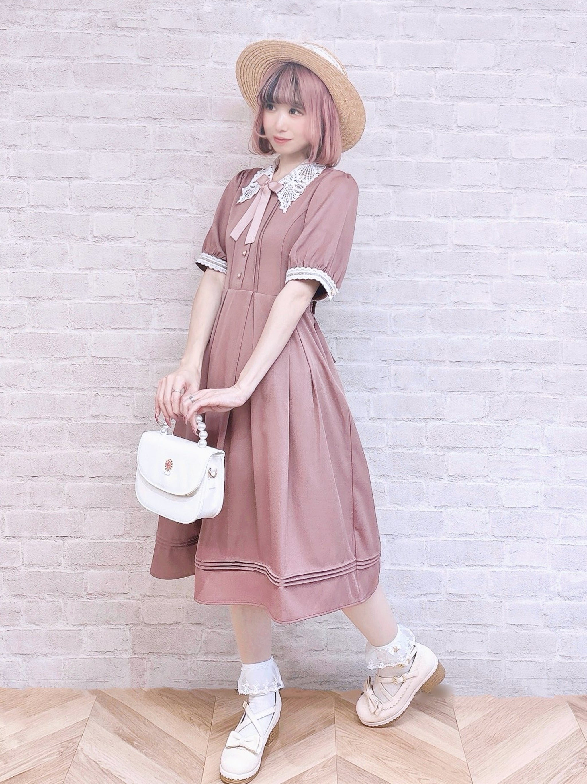 Robe Camille ワンピース ピンク（Pink） FREE ｜Amavel（アマベル）公式サイト