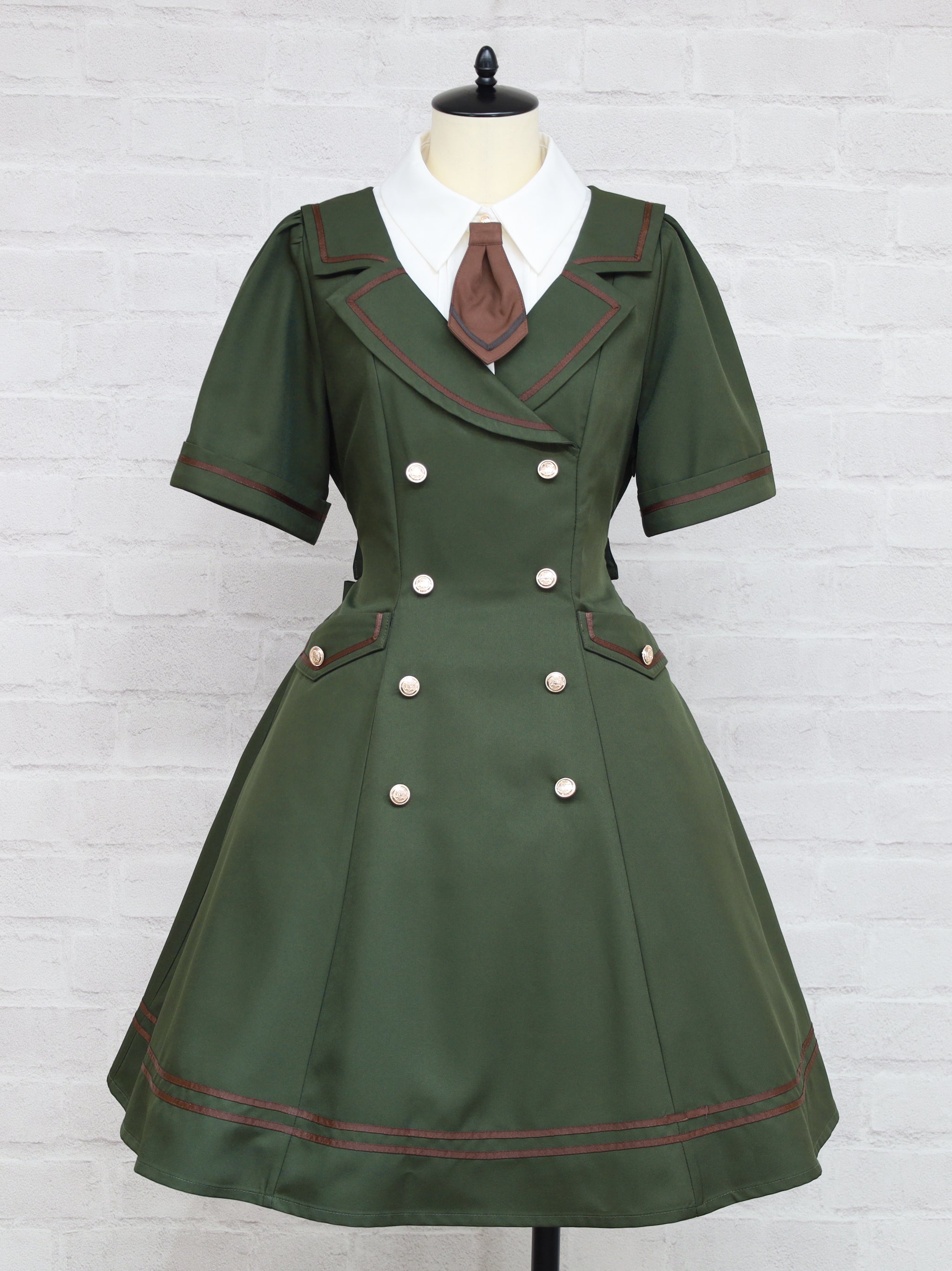 【新品】Amavel　アマベル　クラウンナイトミリタリー　ワンピース　カーキ ◇Crown Knight Military シリーズ◇ | Amavel BLOG