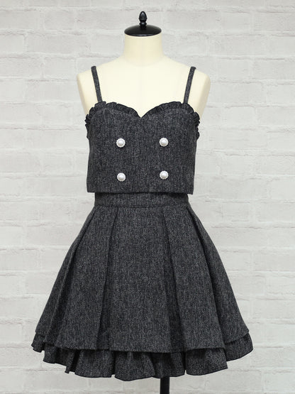 Sugar Tweed ビスチェ＆スカートセットアップ