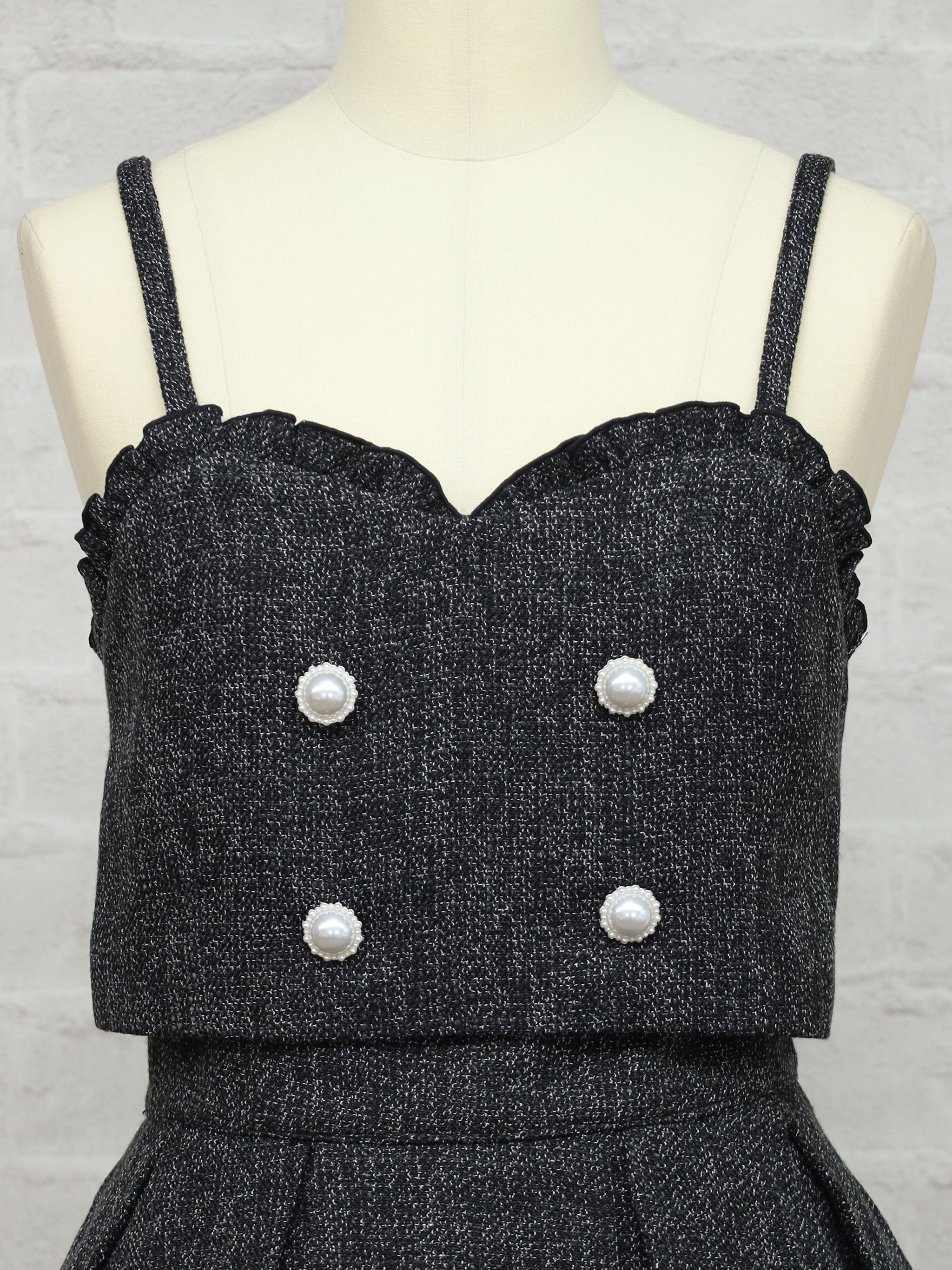 Sugar Tweed ビスチェ＆スカートセットアップ