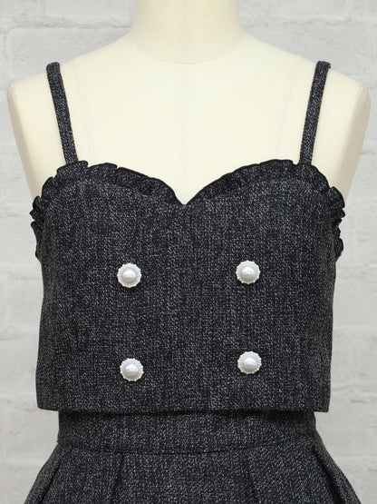Sugar Tweed ビスチェ＆スカートセットアップ