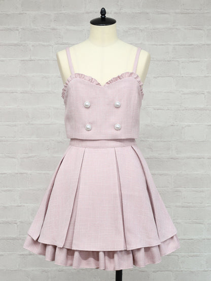 Sugar Tweed ビスチェ＆スカートセットアップ