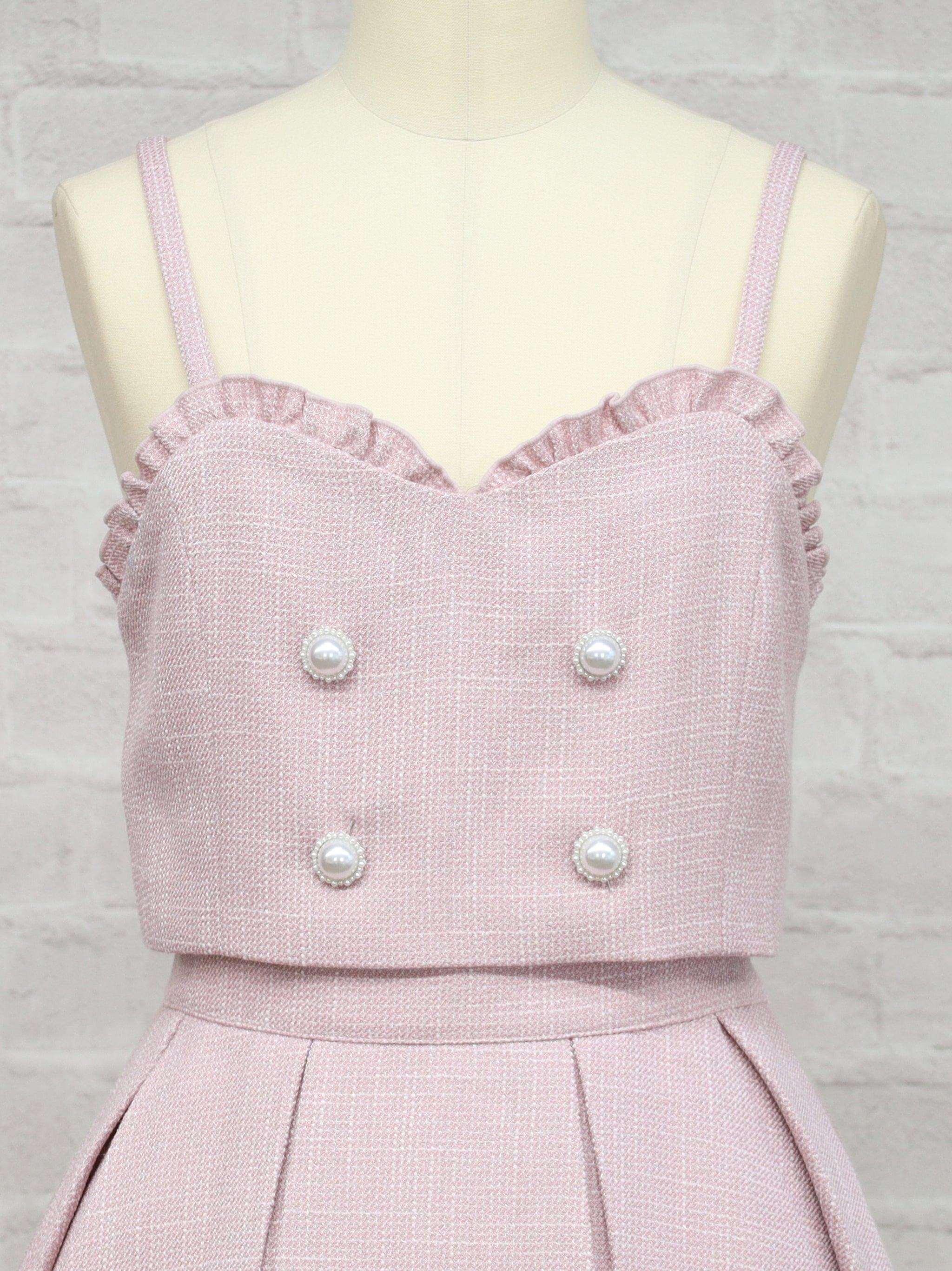 Sugar Tweed ビスチェ＆スカートセットアップ