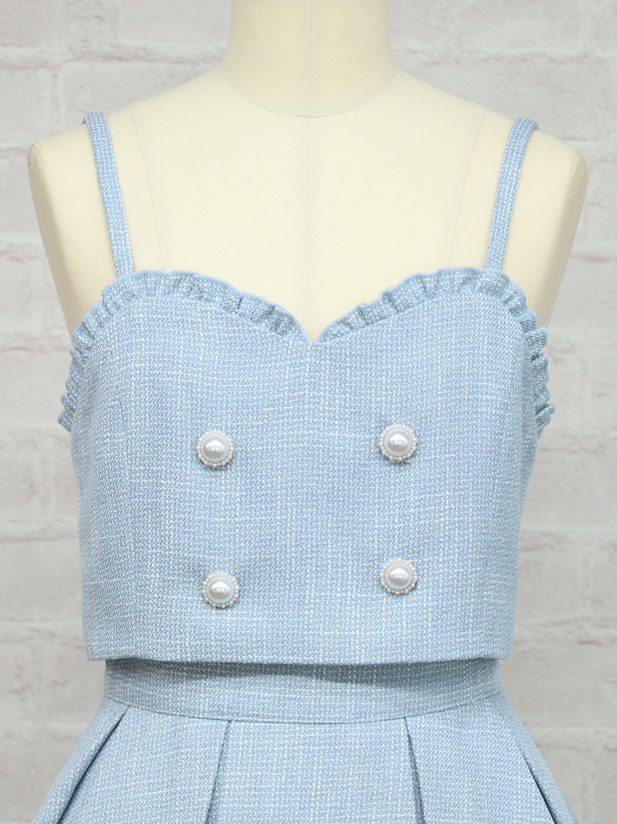 Sugar Tweed ビスチェ＆スカートセットアップ