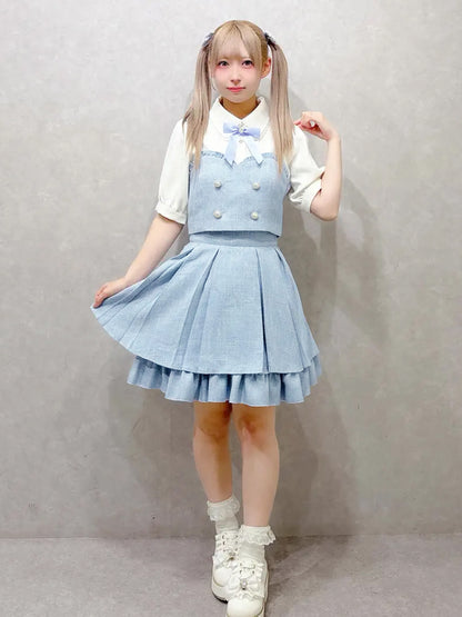 Sugar Tweed ビスチェ＆スカートセットアップ