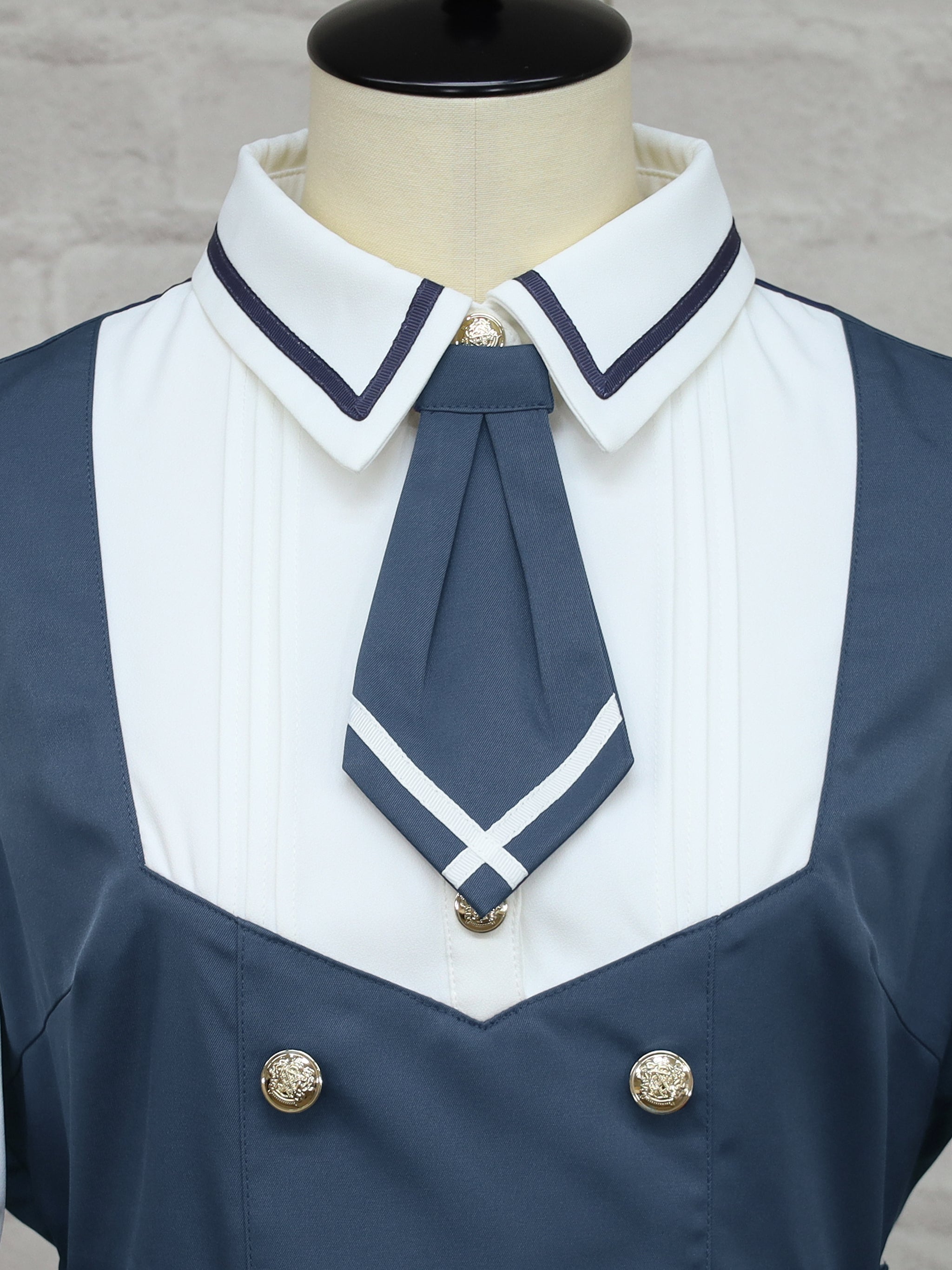 Preppy Line ネクタイ付きワンピース