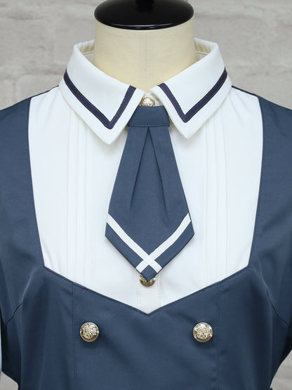Preppy Line ネクタイ付きワンピース