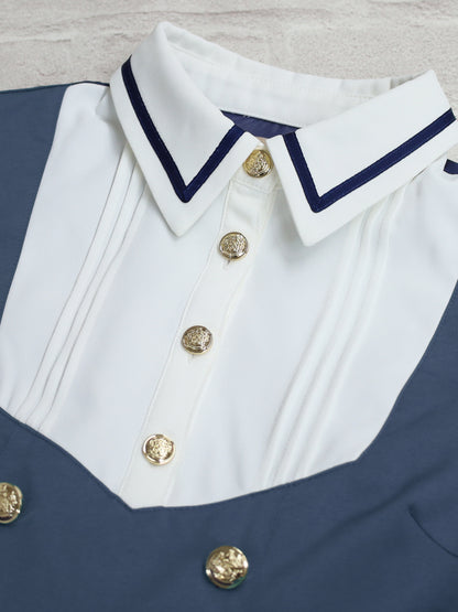 Preppy Line ネクタイ付きワンピース