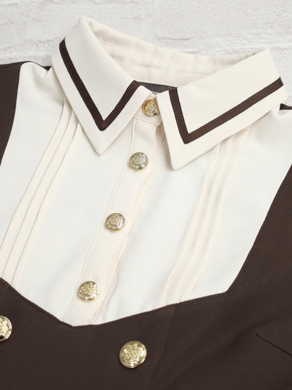 Preppy Line ネクタイ付きワンピース