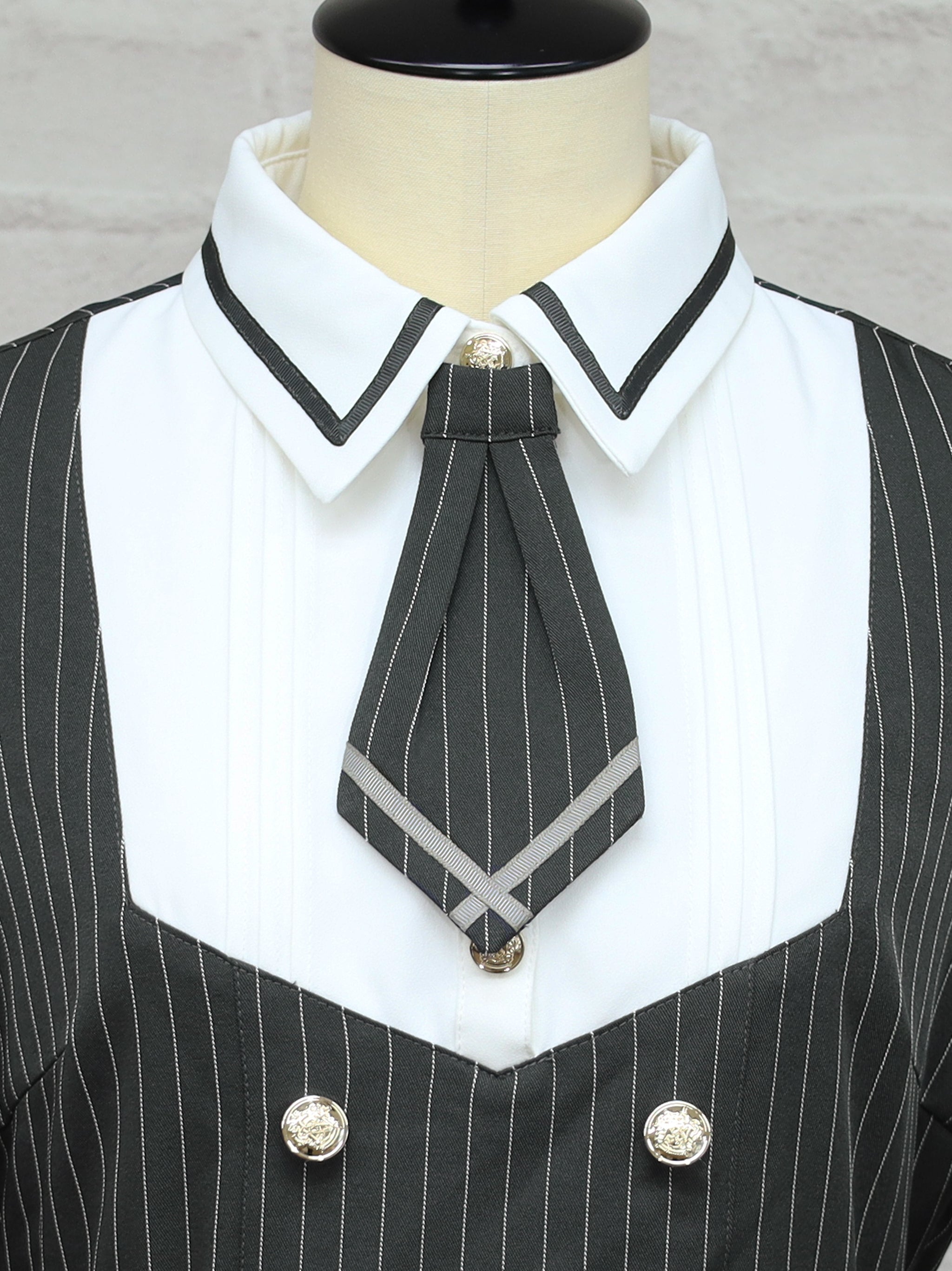 Preppy Line ネクタイ付きワンピース