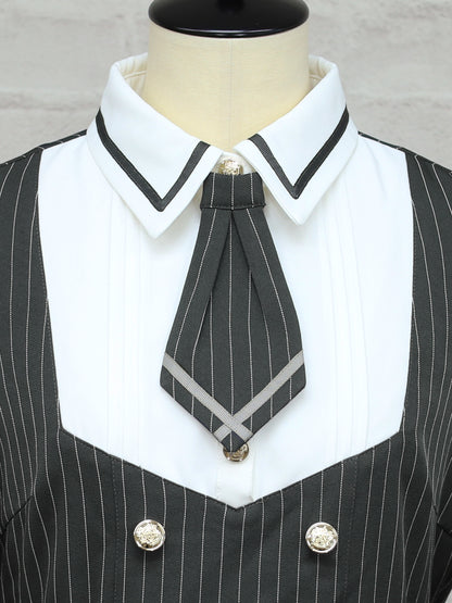 Preppy Line ネクタイ付きワンピース