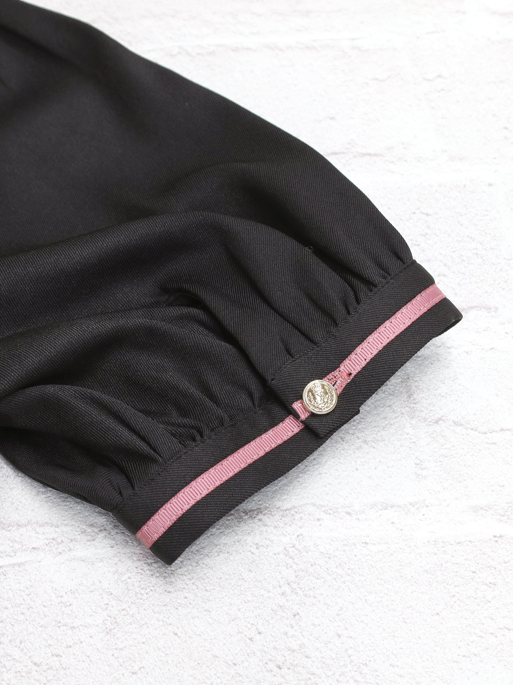 Chouchou Check セットアップ風セーラーワンピース