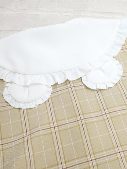 【メンバーズセール対象】Teddy Check Aラインワンピース