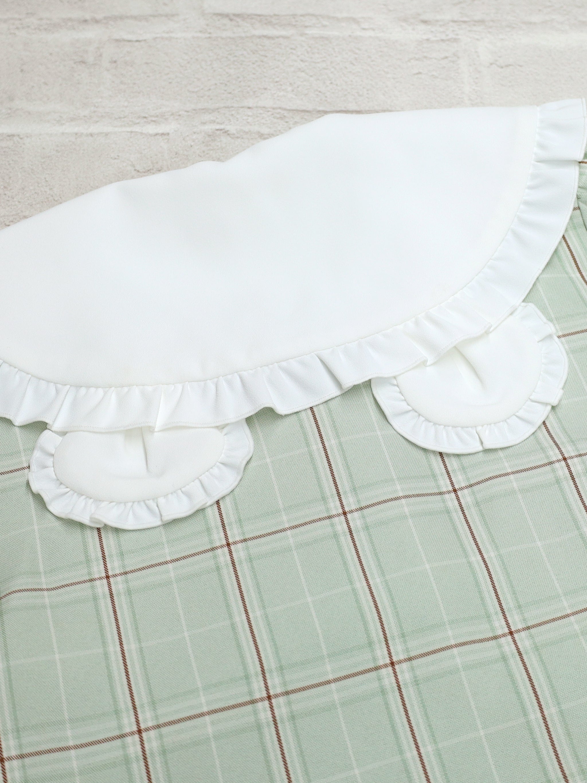 【メンバーズセール対象】Teddy Check Aラインワンピース