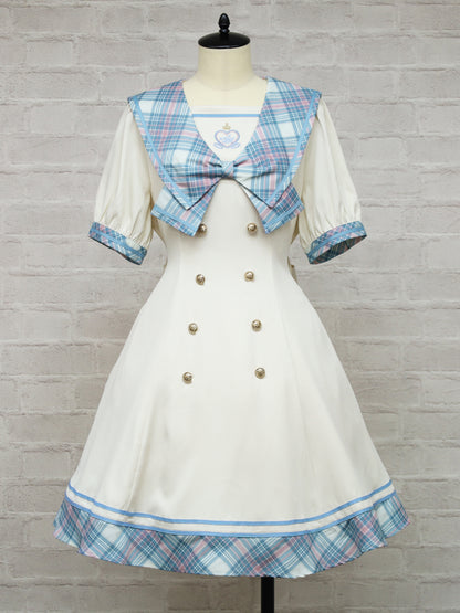 Candy Ribbon セーラーワンピース アイボリー（Ivory） FREE ｜Amavel（アマベル）公式サイト
