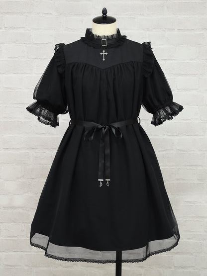 Rosary Veil Aラインワンピース ブラック（Black） FREE ｜Amavel（アマベル）公式サイト