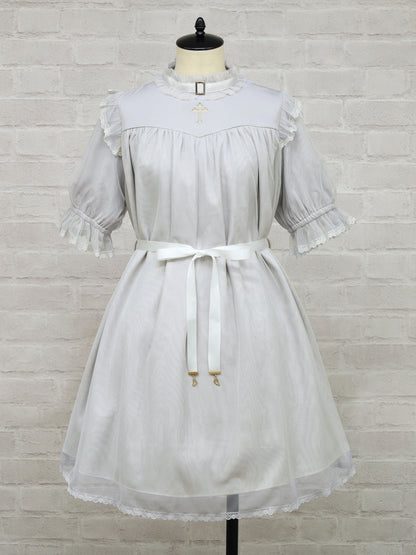 Rosary Veil Aラインワンピース グレー（Gray） FREE ｜Amavel（アマベル）公式サイト