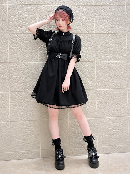 Rosary Veil Aラインワンピース ブラック（Black） FREE ｜Amavel（アマベル）公式サイト