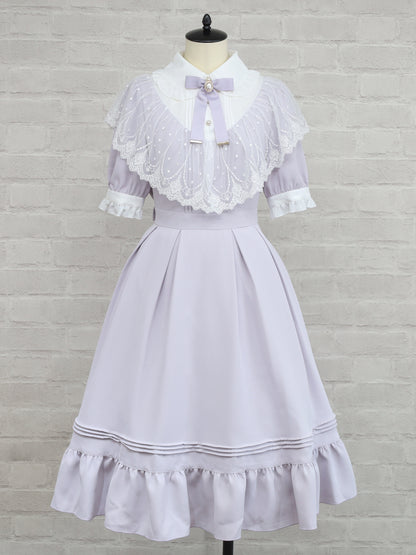 Classical Flower レースケープワンピース ラベンダー（Lavender） FREE ｜Amavel（アマベル）公式サイト