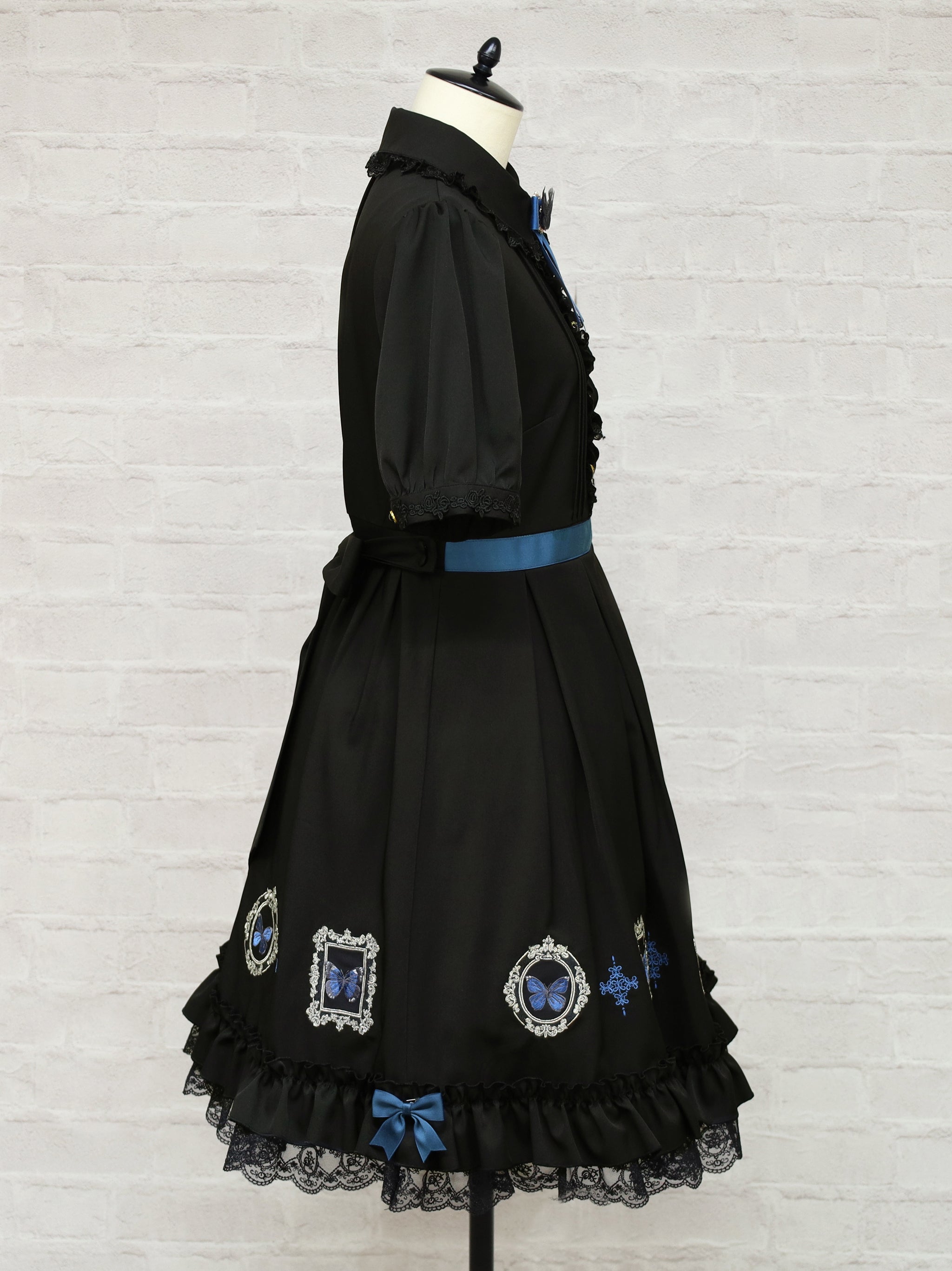 Amavel Phantom Butterflyフリルワンピース ブルー Phantom Butterfly フリルワンピース – Amavel（アマベル）公式サイト