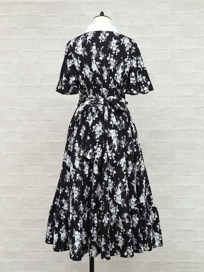 Floral Pattern ロングワンピース ｜Amavel（アマベル）公式サイト