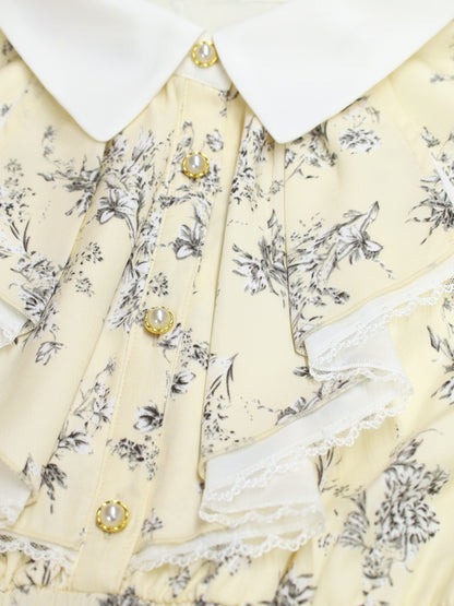 Floral Pattern ロングワンピース ｜Amavel（アマベル）公式サイト