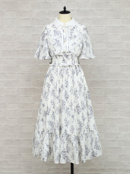 Floral Pattern ロングワンピース アイボリー（Ivory） FREE ｜Amavel（アマベル）公式サイト