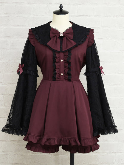 Princess Sleeves 袖2WAYセットアップ ボルドー（Bordeaux） FREE ｜Amavel（アマベル）公式サイト