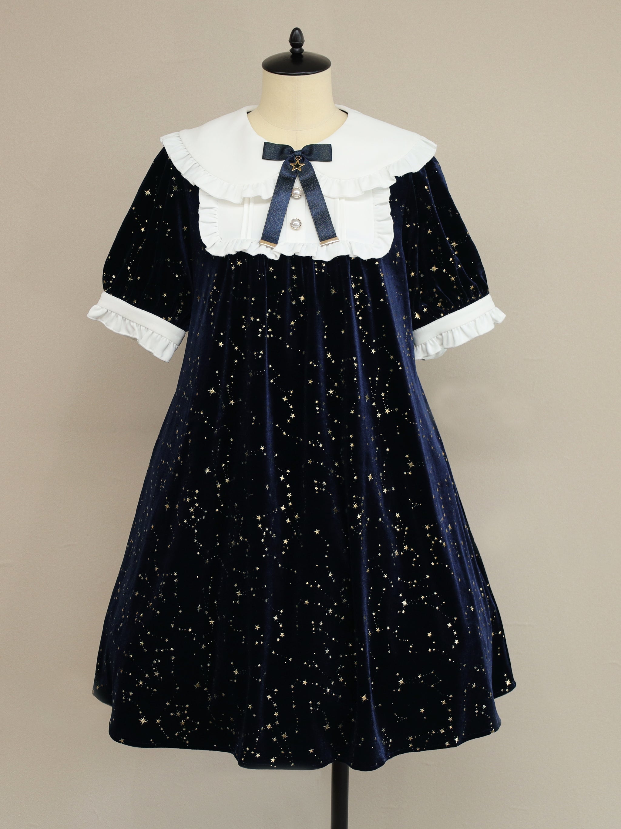 Twinkle Stellarium ベロアAラインワンピース ネイビー（Navy） FREE ｜Amavel（アマベル）公式サイト