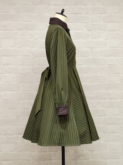 College Stripe ワンピース