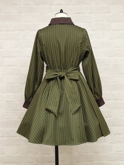 College Stripe ワンピース