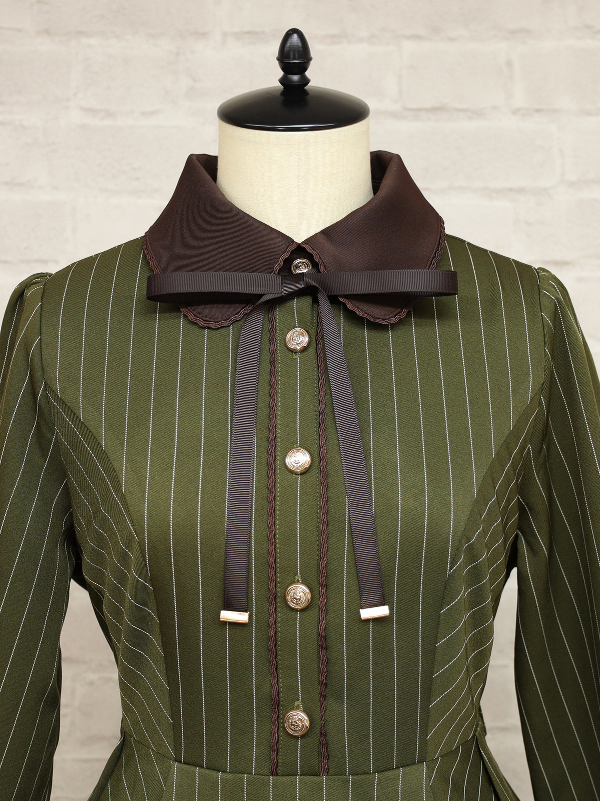 College Stripe ワンピース