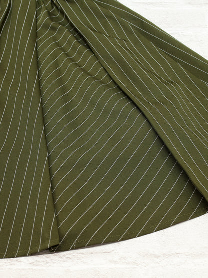 College Stripe ワンピース