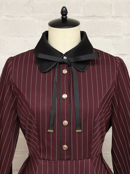 College Stripe ワンピース