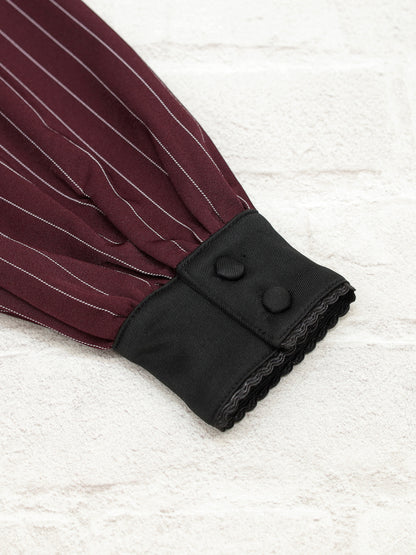 College Stripe ワンピース