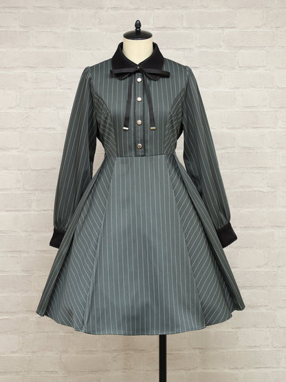 College Stripe ワンピース