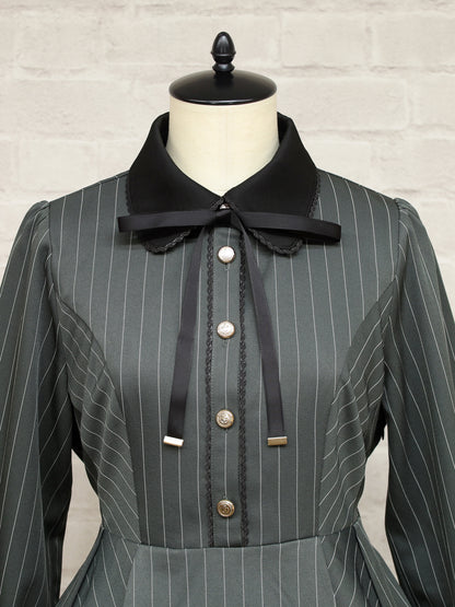 College Stripe ワンピース