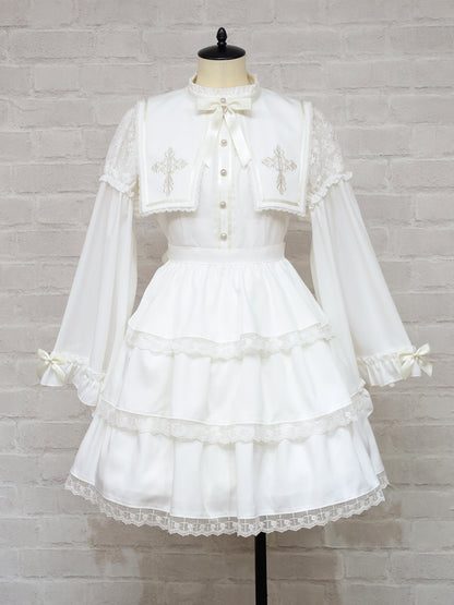 Sacred Cross レースワンピース アイボリー（Ivory） FREE ｜Amavel（アマベル）公式サイト