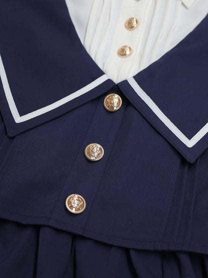 Classic Sailor セットアップ風ワンピース ｜Amavel（アマベル）公式サイト