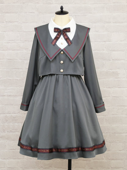 Classic Sailor セットアップ風ワンピース グレー（Gray） FREE ｜Amavel（アマベル）公式サイト