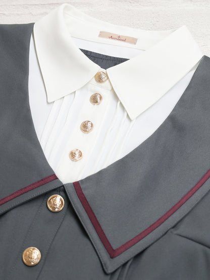 Classic Sailor セットアップ風ワンピース ｜Amavel（アマベル）公式サイト