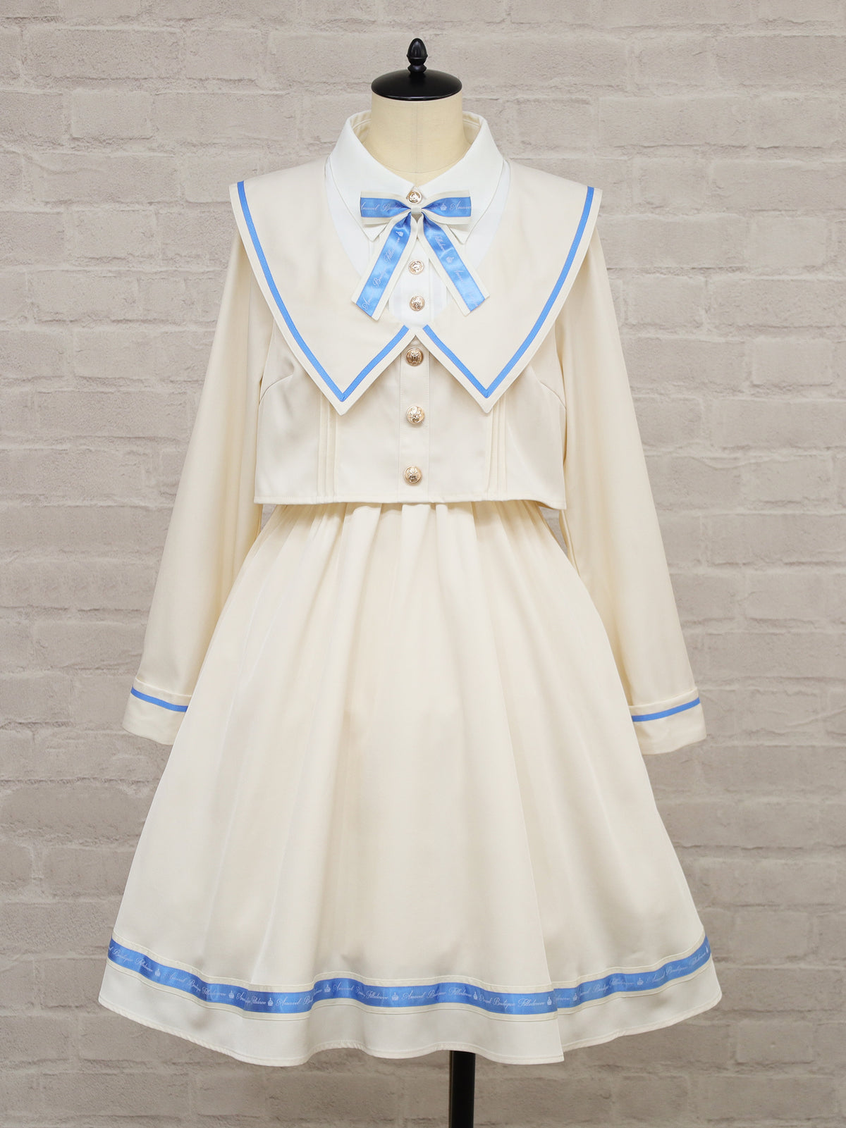 Classic Sailor セットアップ風ワンピース アイボリー（Ivory） FREE ｜Amavel（アマベル）公式サイト