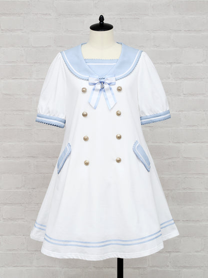 Marchen Marine Aラインワンピース サックス（SaxeBlue） FREE ｜Amavel（アマベル）公式サイト