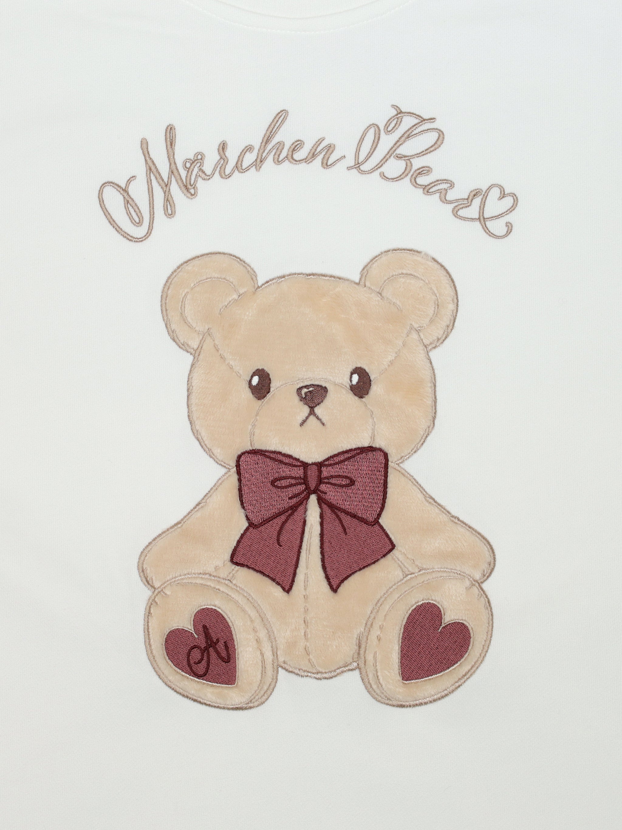 Märchen Bear アップリケ刺繍裏毛ワンピース – Amavel（アマベル）公式