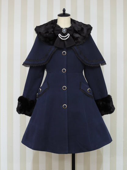 Antique Doll ケープロングコート