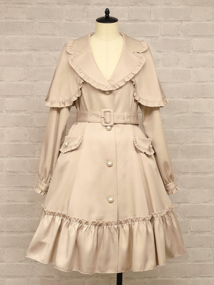 Sweet Frill トレンチコート ベージュ（Beige） FREE ｜Amavel（アマベル）公式サイト